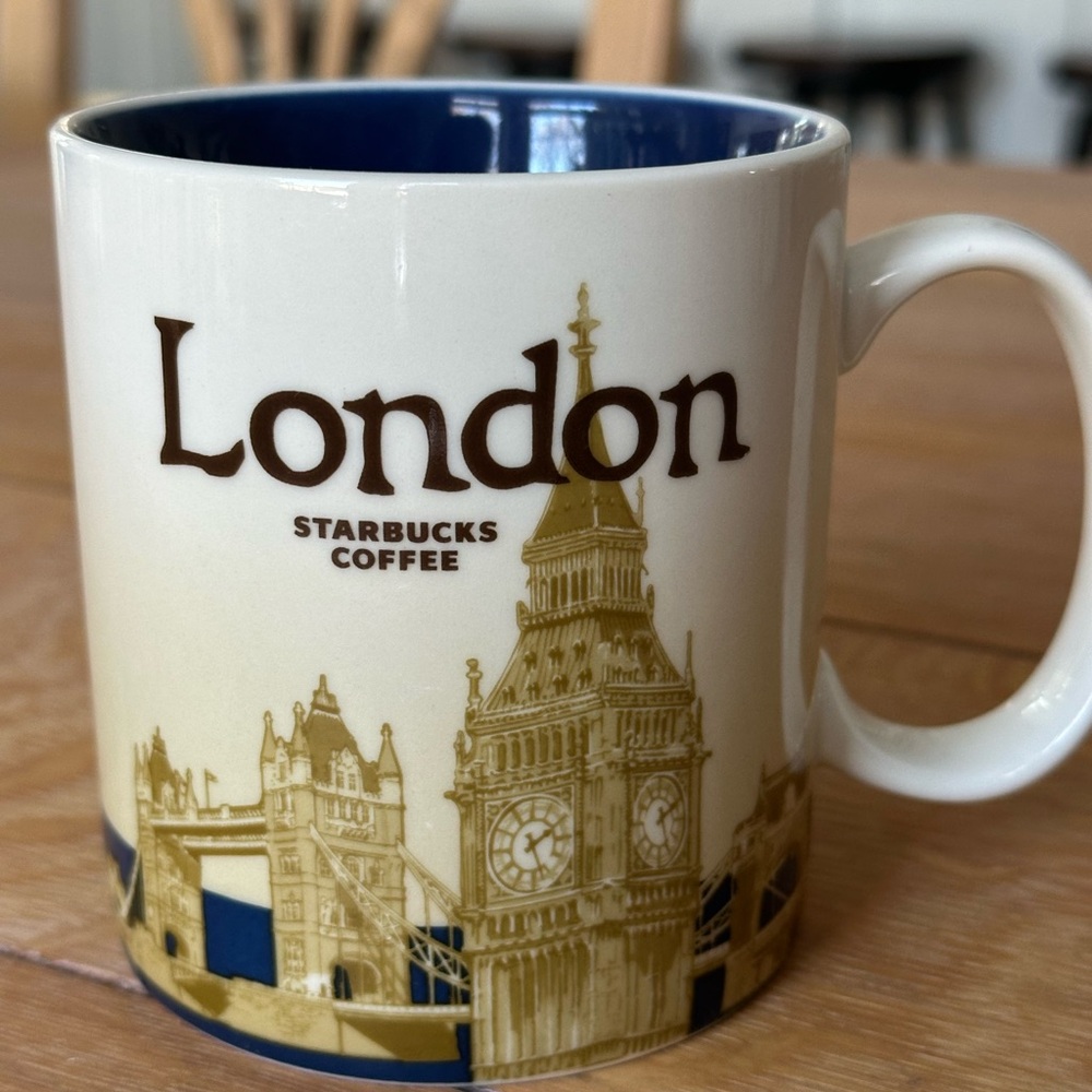 Starbucks London Mug - Cream and Navy